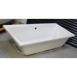 A Villeroy & Boch white UBA170SUB2V-01 Subway 17075 rectangular bath, 170 x 75cm.