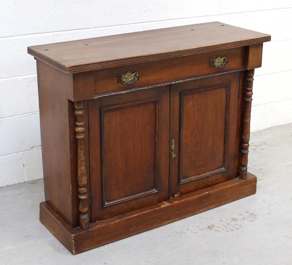 A Victorian mahogany console,