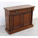 A Victorian mahogany console,