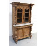 An Indian hardwood cabinet,