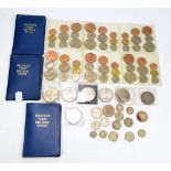 A collection of British coinage to include three Victorian crowns, various post-1942 half crowns,