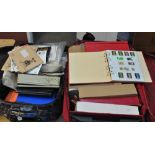 WORLD STAMPS, in two suitcases including albums of Benham Silk covers,