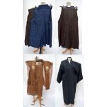 Four Japanese garments including a kamishimo, haori, etc (4).