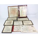 A group of predominantly late 19th/early 20th century maps to include Lancashire, Cheshire,