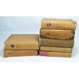 Seven early 20th century pharmacy prescription books (7).