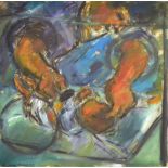 GHISLAINE HOWARD (born 1953); oil on canvas, 'Doctor, Special Care Baby Unit',