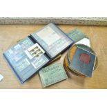 WORLD STAMPS, in two albums and loose in boxes plus tins.