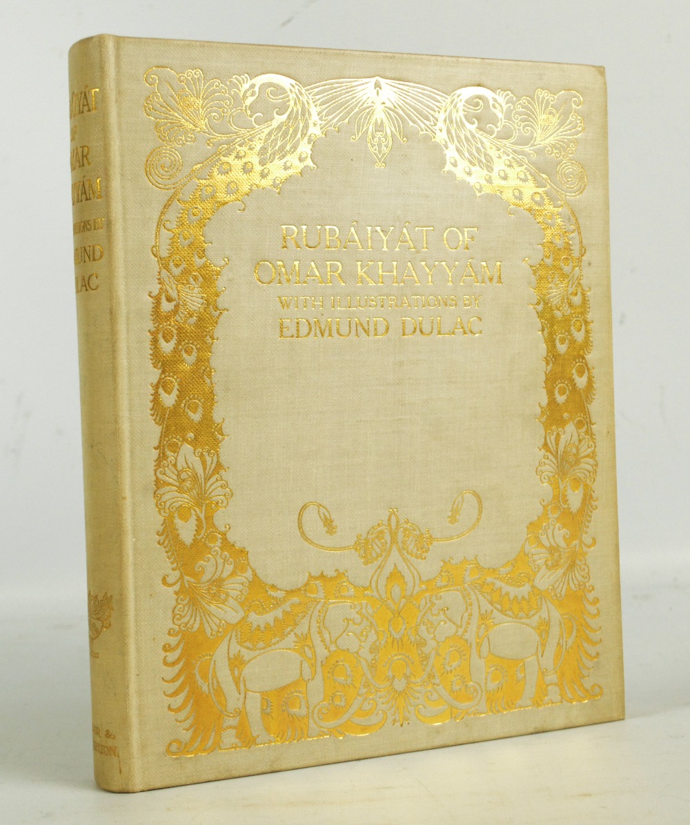 FITZGERALD, EDWARD; 'Rubaiyat of Omar Khayyam', with illustrations by Edmund Dulac,