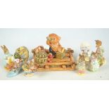 Eight Beswick Beatrix Potter;