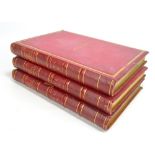 Three volumes Victorian leatherbound Sculpture Art Journal Engravings X - XII (3).
