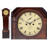 TOPHAM OF DUBLIN; a George III mahogany cased eight day longcase clock,