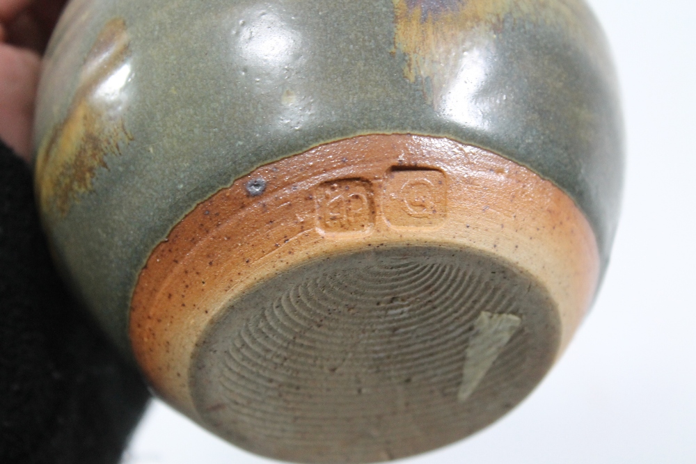 HELEN PINCOMBE (1908-2004); a small stoneware bowl, iron brushwork on speckled grey ground, - Image 3 of 3