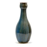 MICK ARNUP (1925-2008); a tall bulbous stoneware vase with swollen neck,