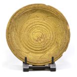 PETER VOULKOS (1924-2002); a stoneware charger,