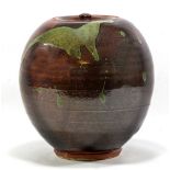 WILLIAM MARSHALL (1923-2007); 'World Pot', a large stoneware jar and cover,