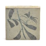 SYLVIA FOX-STRANGWAYS (1900-1975) for Leach Pottery; a small stoneware tile,