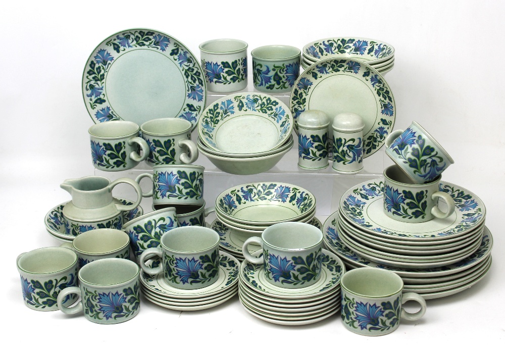 A retro c1960s part dinner/teaware set of Midwinter 'Caprice' to include dinner plates, side plates,