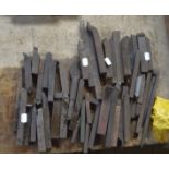 Various cutting tools, length of longest approx. 10".