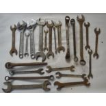 A collection of BSW - BSF spanners, length of longest approx. 12".