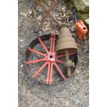 A wheel and a pulley (2).