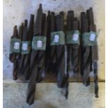 Various drill bits, length of longest approx. 15".