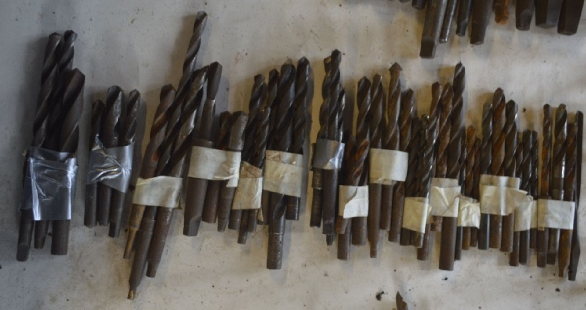 Various drill bits, length of longest approx.