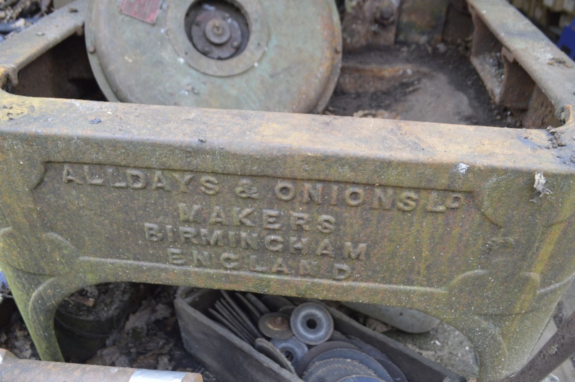 A Victorian furnace by Alldays & Onions Ltd. Birmingham, width approx. 36". - Image 2 of 2