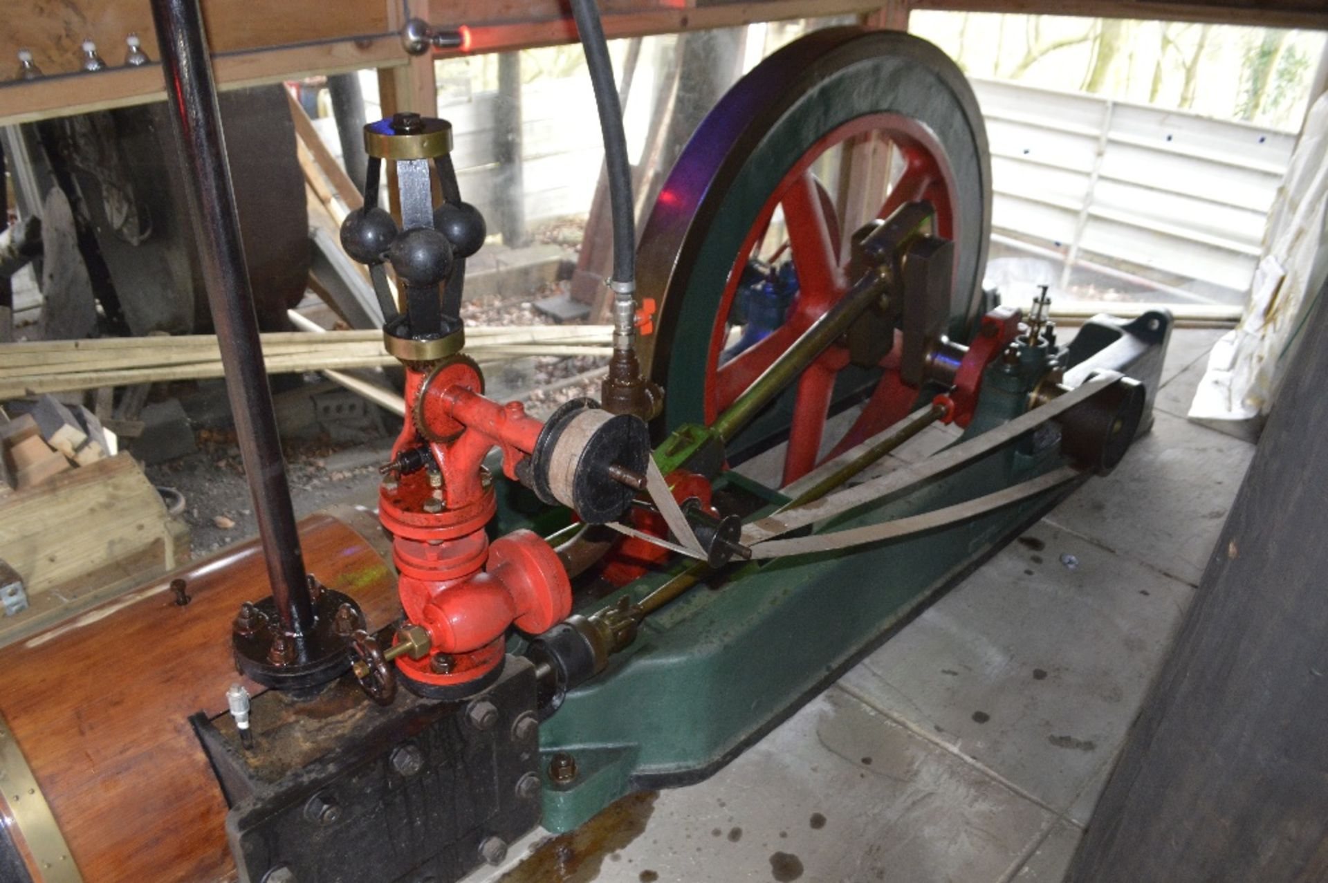 A beam engine by Manlove Alliott & Co. Ltd. Engineers Nottingham, named Kathleen, refurbished ca.