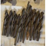 Various drill bits, length of longest approx. 10".