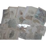 A large group of loose maps, mostly late 19th century with some later to include Britain, Europe,