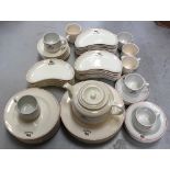 A large quantity of Masons Patent Ironstone tea and dinnerware for 'The Charente SS Co Ltd'