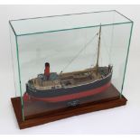 A scratch-built model of the Clyde Puffer 'Ailsa' 1904,