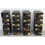 A group of twenty vintage vulcanised fibre file boxes (20).