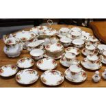 A quantity of Royal Albert 'Old Country Roses' pattern tableware.