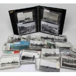 A collection of approximately 230 Royal Navy and shipping photographs and postcards,