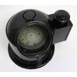 An early-to-mid 20th century ship's binnacle gimbal wet compass, the dial marked 'Sestrel',
