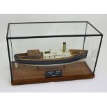 A scratch-built model of the Admiral's barge 'HMS Hood (1930)',