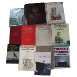 A collection of shipping and similar related books to include 'Lloyd's Register of Shipping London