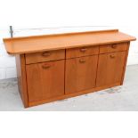 A retro G-Plan teak sideboard,