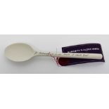 Clare Twomey; a boxed porcelain spoon from the 'Humanity is in Our Hands' exhibit,