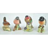 BESWICK; four bird figures, 'chaffinch', 'stonechat', 'goldfinch' and 'wren' (4).