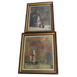 After Hovsep Pushman (1877-1966); a pair of signed Chinoiserie prints,