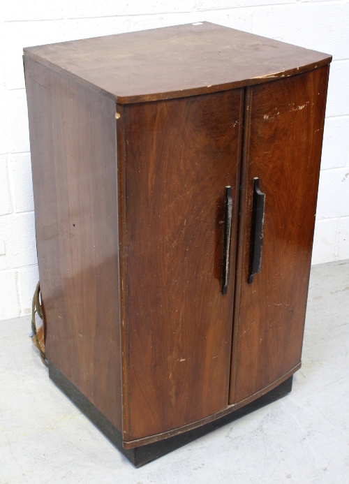 A vintage c1950s mahogany-cased TV, 100 x 61cm. - Image 2 of 2