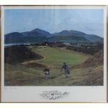 PETER MONROE (B.1954); a limited edition signed print 'Royal County Down', no.