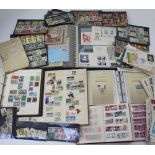 A collection of British and international stamps to include Australia, France, Malawi etc,