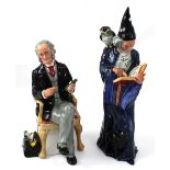 Two Royal Doulton figure groups; HN2877 'The Wizard' and HN2858 'The Doctor' (2).