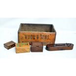 A Wood & Sons of Macclesfield and Buxton vintage crate,