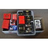 Ten boxed Burago 1:18, 24 and 43 model vehicles including Ferrari 360 Modena, Mercedes-Benz SSKL,