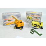 A boxed Dinky 961 'Blaw-Knox Bulldozer' and 971 'Coles Mobile Crane' (both af) (2).