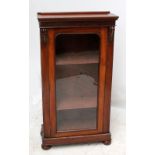 A Victorian mahogany pier cabinet, 124 x 67cm.